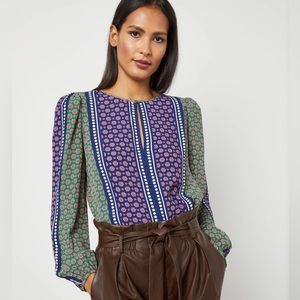 BCBG Sage Long Sleeve Top, size Small